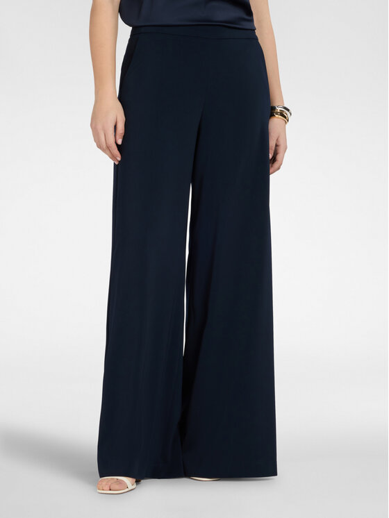 Elena Mirò Elena Mirò Pantaloni di tessuto P194P000441N034 Blu A-Line Fit