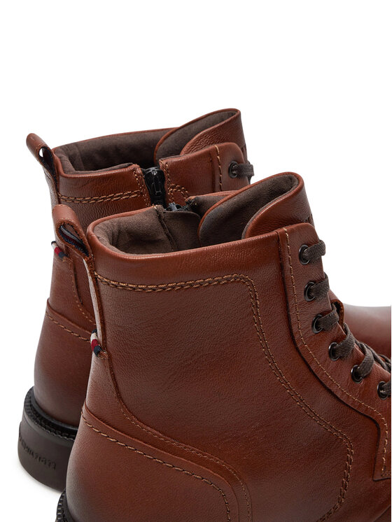 Tommy Hilfiger Tommy Hilfiger Μποτίνια FM0FM05183 Καφέ