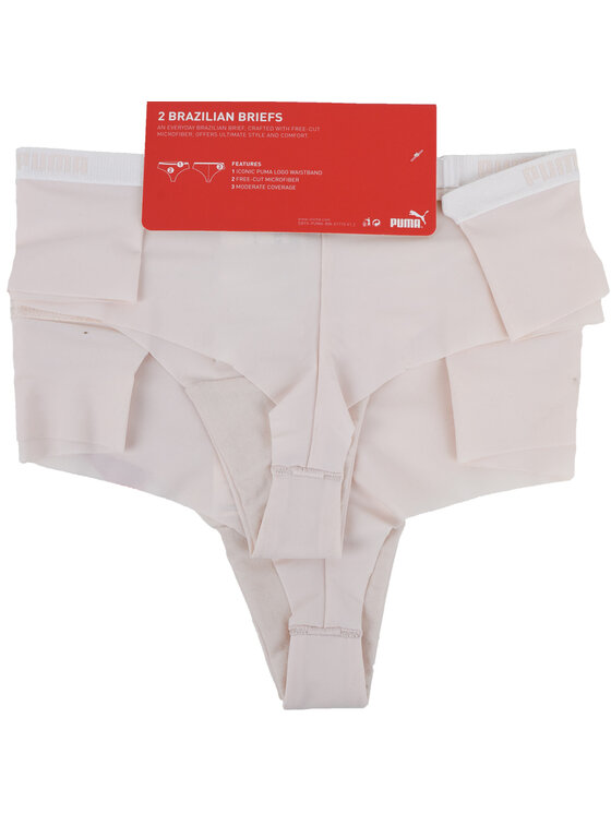 Puma Puma Culotte classiche Puma Brazilian Briefs 2 Pack Rosa