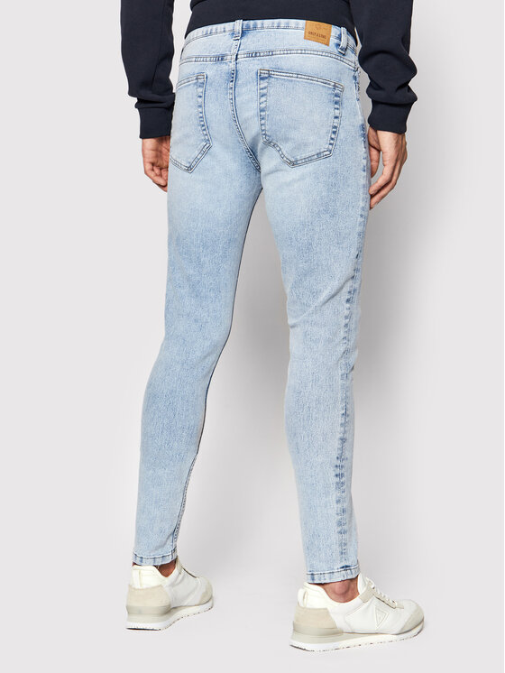 Only & Sons Only & Sons Jeans hlače Warp 22020748 Modra Skinny Fit