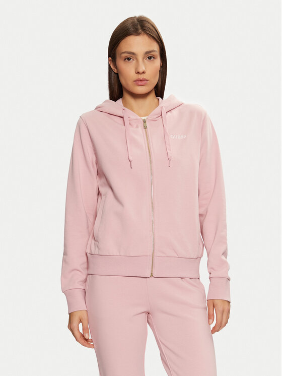 Guess Guess Суитшърт O5RQ01 KCO31 Розов Regular Fit