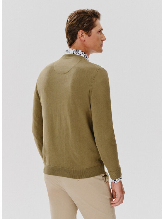 Pako Lorente Pako Lorente Sweter P24WB-2X-011 Zielony Classic Fit