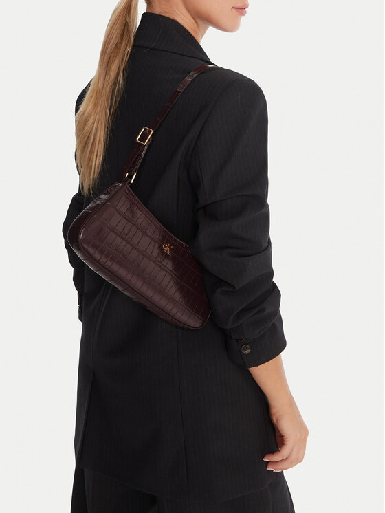 Calvin Klein Calvin Klein Сумка Ck Croc Small LV04F3283G Бордовий