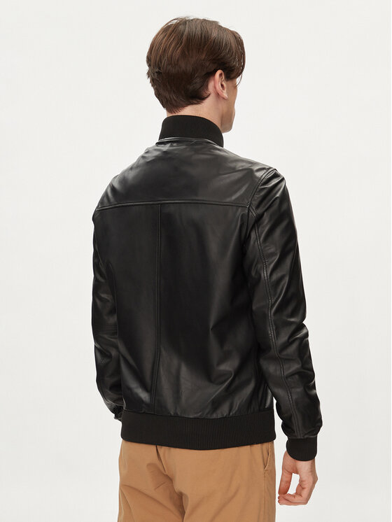 Aeronautica Militare Aeronautica Militare Odinė striukė 241PN5023PL214 Juoda Regular Fit