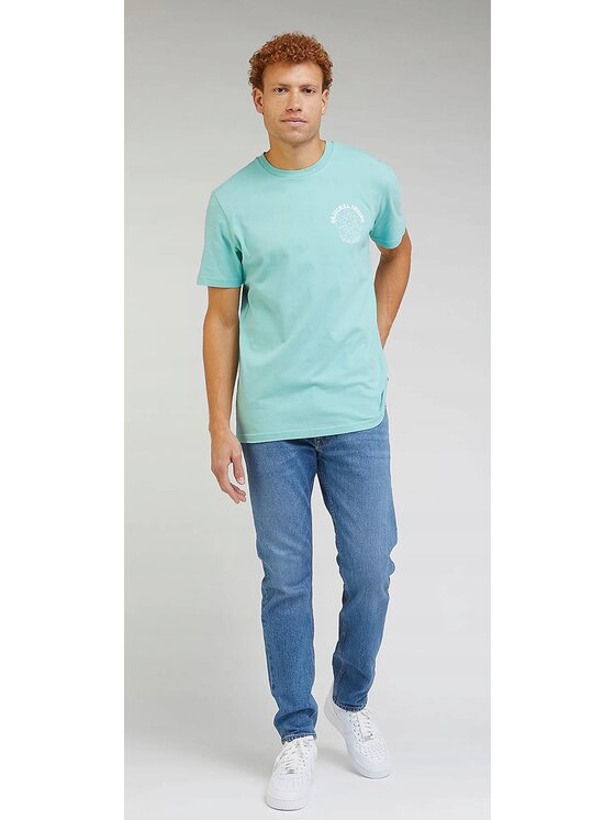 Lee Lee Jeansy Rider Niebieski Slim Fit