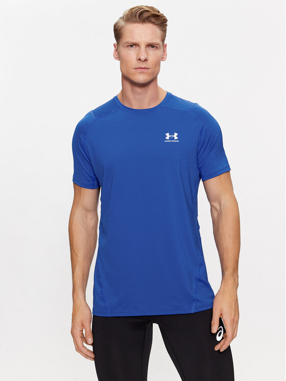 Under Armour T-shirt Ua Hg Armour Fitted Ss 1361683 Plava Fitted Fit