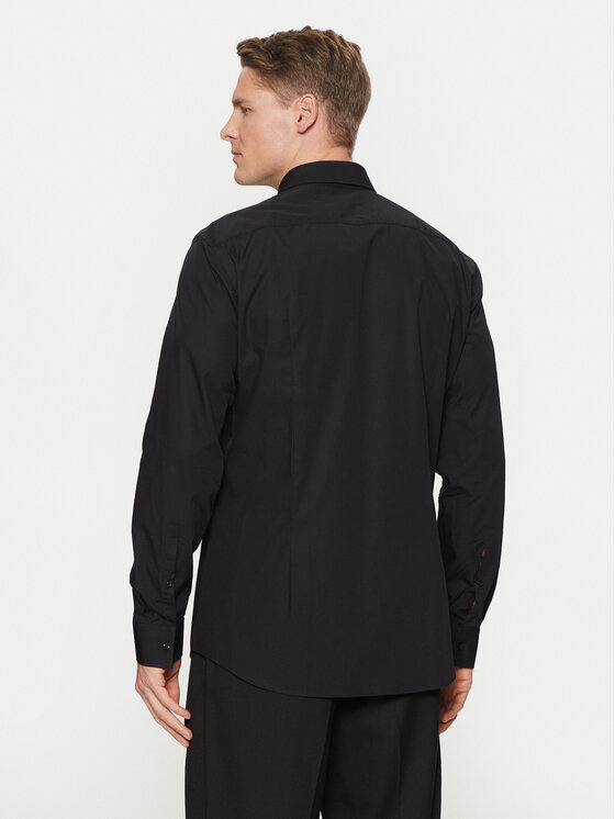 HUGO HUGO Hemd Koey 50534124 Schwarz Slim Fit