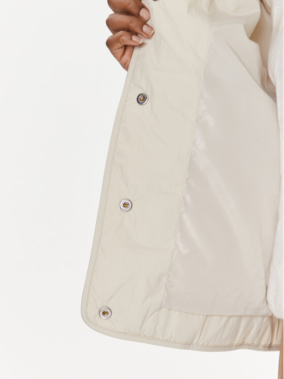 Calvin Klein Jeans Calvin Klein Jeans Μπουφάν μεταβατικό J20J221369 Εκρού Oversize