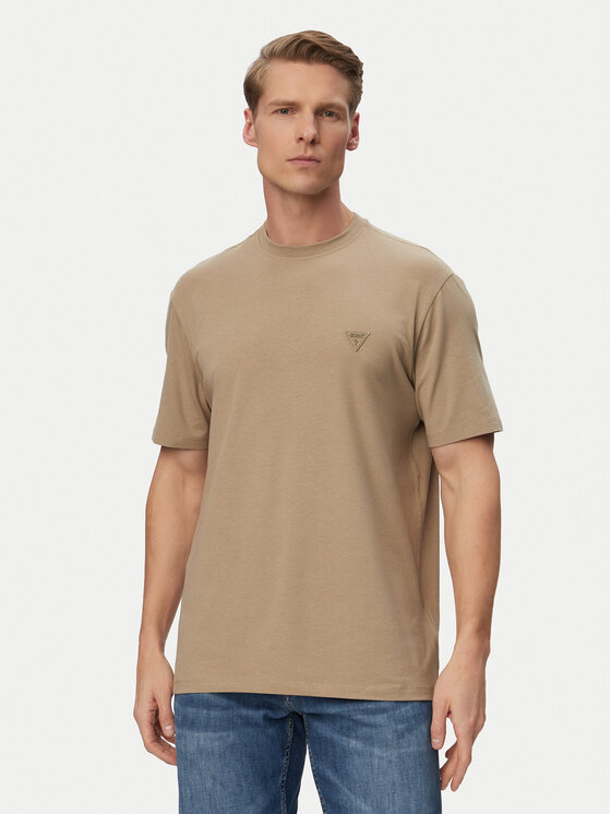 Guess Guess Tricou M6GI21 K3053 Kaki Regular Fit