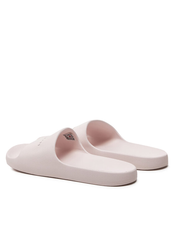 Tommy Jeans Tommy Jeans Iešļūcenes Tjw Printed Pu Pool Slide EN0EN02693 Écru