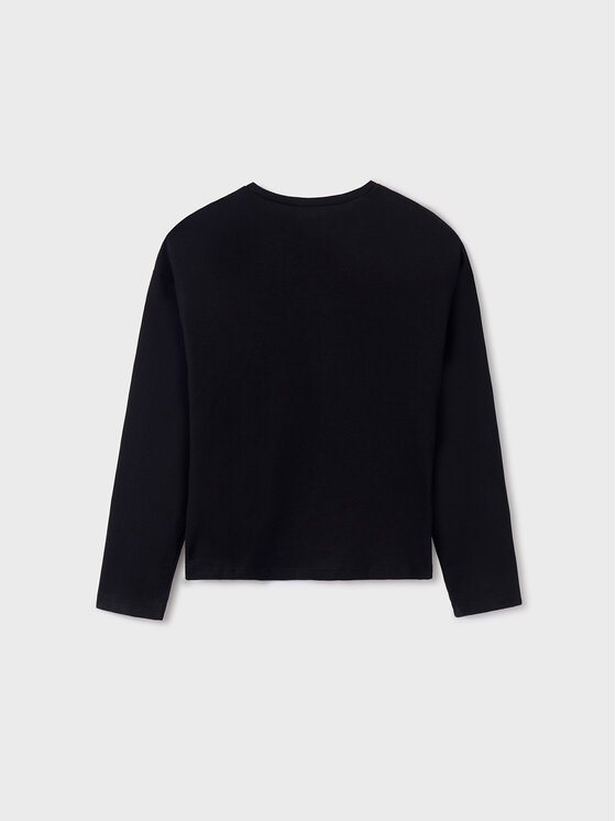 Mayoral Mayoral Bluza 7.058 Črna Regular Fit