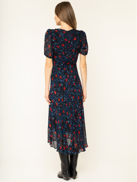 The Kooples The Kooples Každodenné šaty FROB19186K Tmavomodrá Regular Fit