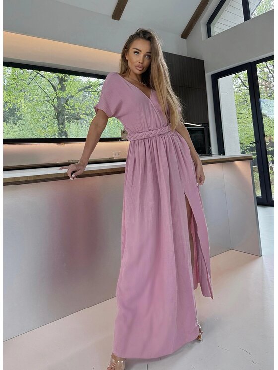 Agatha Studio Agatha Studio Sukienka codzienna A26SS-SU-K02 Różowy Regular Fit
