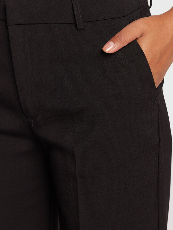 Gina Tricot Gina Tricot Штани з тканини 13672 Чорний Regular Fit