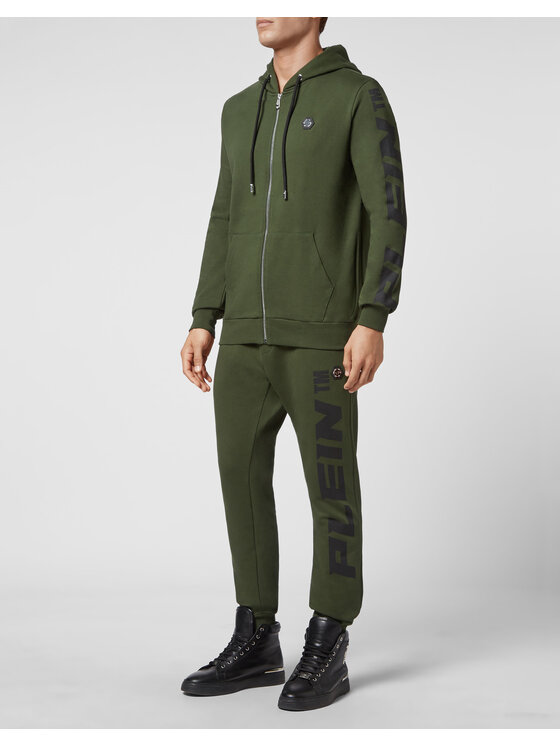 PHILIPP PLEIN PHILIPP PLEIN Tepláková souprava 7095 Zelená Regular Fit