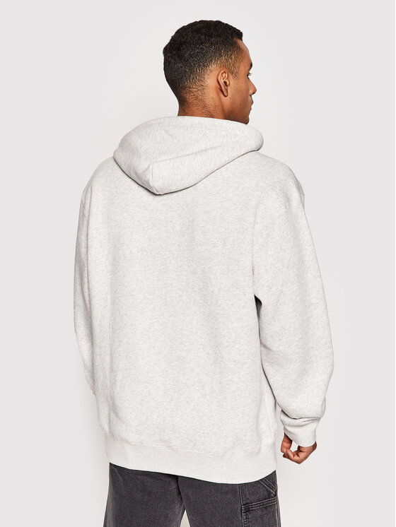 HUF HUF Pulóver Essentials Og Logo PF00490 Szürke Regular Fit