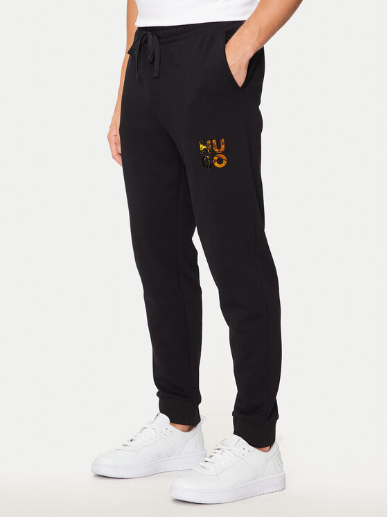 HUGO Hugo Долнище анцуг Dirdupan 50522127 Черен Regular Fit