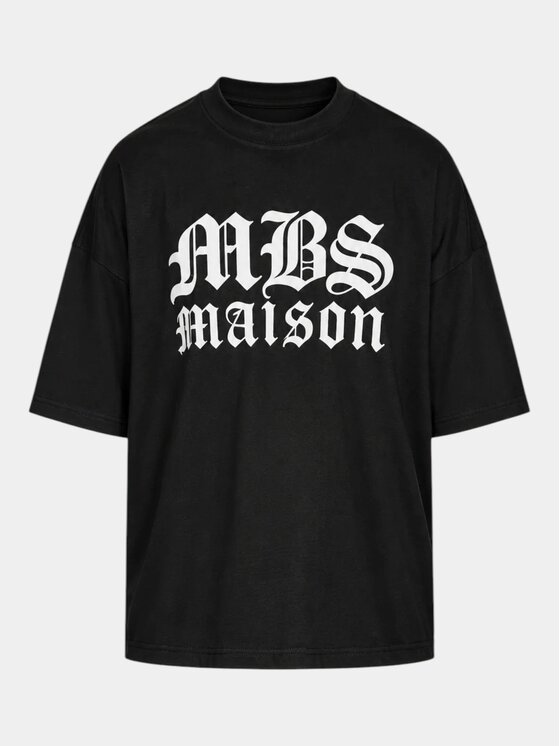 MADE BY SOCIETY MADE BY SOCIETY T-Shirt Gothic - T17693 Czarny Basic Fit