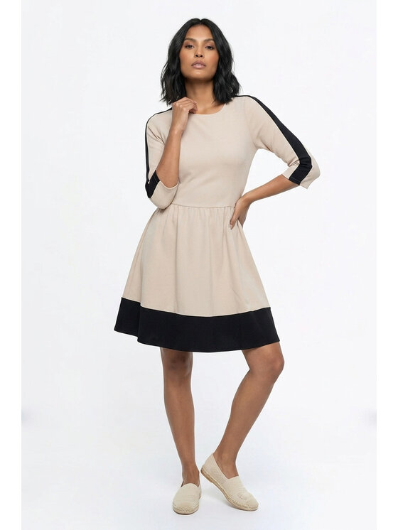 FIGL FIGL Sukienka codzienna M1337 Czarny Regular Fit