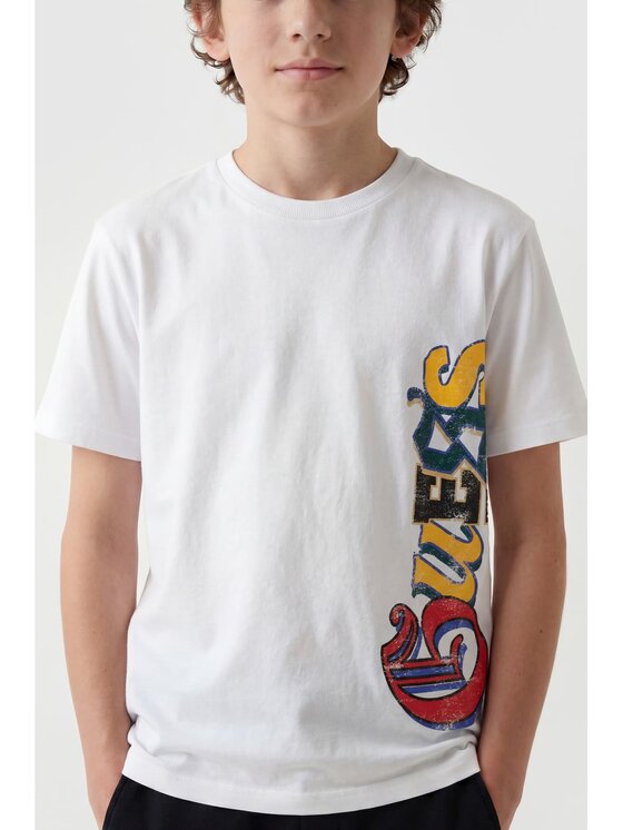 Guess Kids Guess Kids T-Shirt 183037 Bílá Classic Fit