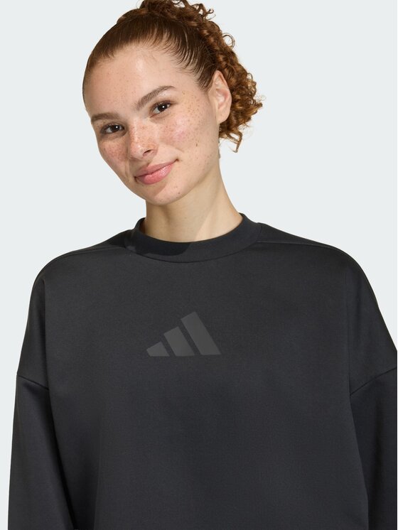 adidas adidas Bluza 159002 Czarny Loose Fit