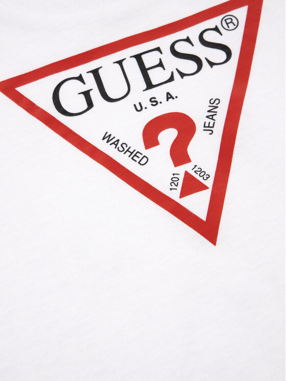 Guess Guess T-Shirt I91I11 K5M20 Weiß Regular Fit