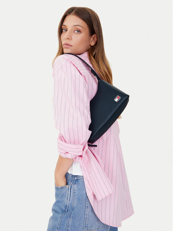 Tommy Jeans Geantă Tjw Cool Shoulder Bag AW0AW17873 Bleumarin