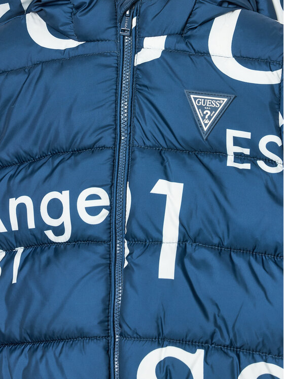 Guess Guess Pehelykabát H4BT00 WCFM0 Kék Regular Fit
