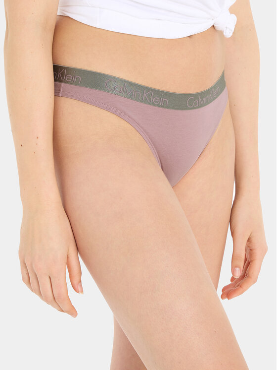 Női Tanga Calvin Klein Underwear, Méret: XS, Lila, 000QD3539E