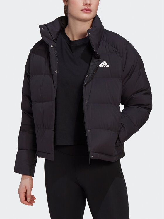 adidas adidas Pernata jakna Helionic Relaxed Down HG8696 Crna Loose Fit