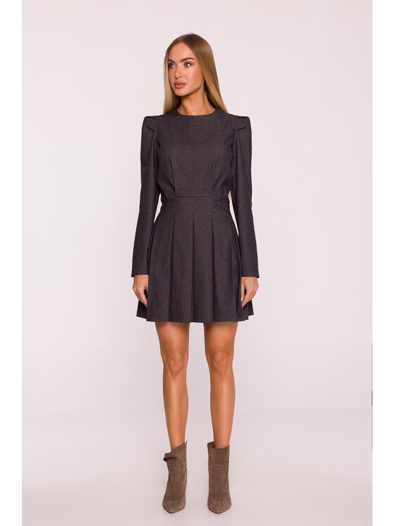 Made of Emotion Made of Emotion Sukienka wieczorowa M884 Czarny Modern Fit