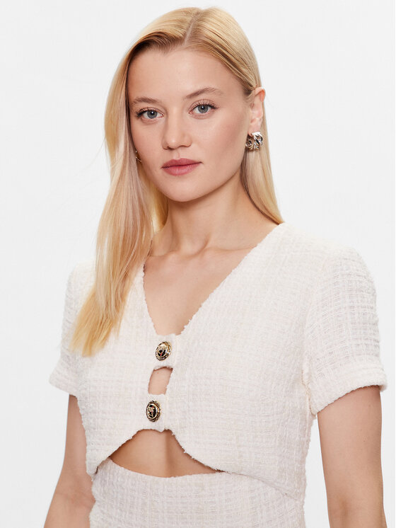 PINKO Pinko Vsakodnevna obleka 100946 A0UO Écru Regular Fit