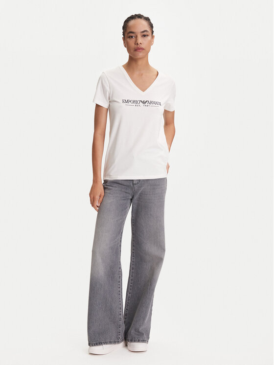 Emporio Armani Underwear Emporio Armani Underwear Póló EW000409 AF10881 U1131 Fehér Regular Fit