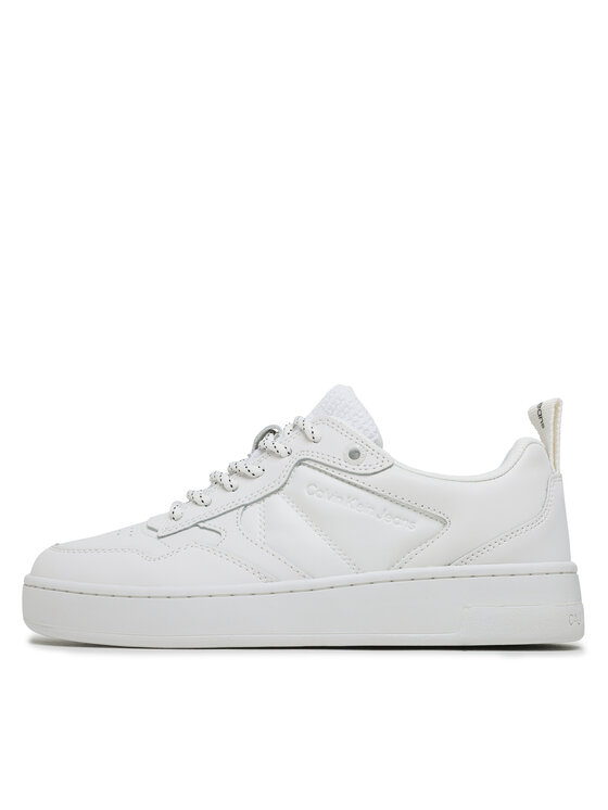Calvin Klein Jeans Calvin Klein Jeans Tenisice Basket Cupsole Laceu YW0YW01050 Bijela
