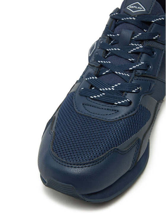REPLAY REPLAY Sneakers Adrien Game 4 Lace-Up GMS1D.000.C0055T Bleumarin
