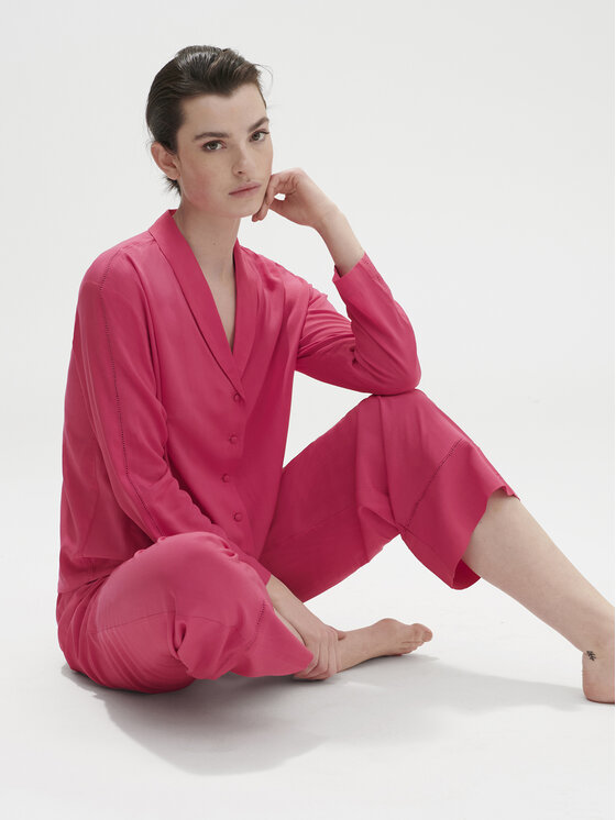 Simone Pérèle Simone Pérèle Cămașă pijama Songe 18S957 Roz Wide Fit