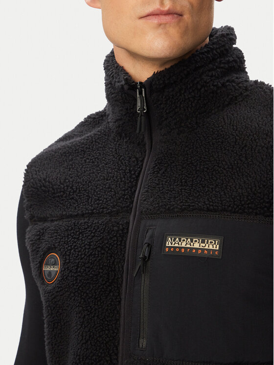 Napapijri Napapijri Ujjatlan Yupik V 2 NP0A8B8R Fekete Regular Fit