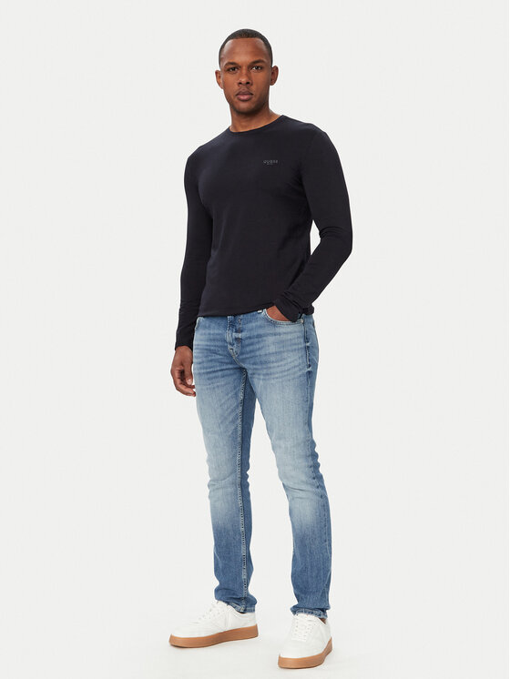 Guess Guess S dlhými rukávmi M6YI28 K3733 Tmavomodrá Regular Fit