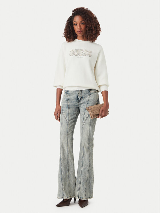 Guess Guess Светр W6YR30 Z0978 Кремовий Regular Fit