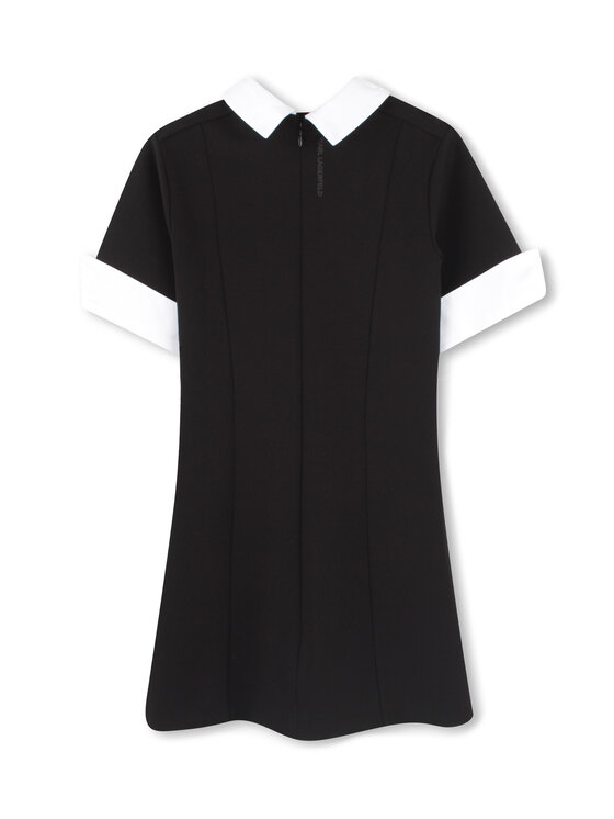 Karl Lagerfeld Kids Karl Lagerfeld Kids Повсякденна сукня Z30462 D Чорний Regular Fit
