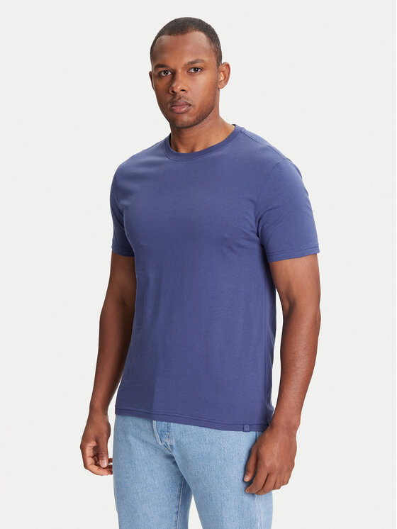 United Colors Of Benetton United Colors Of Benetton Póló 3U53J1F15 Kék Regular Fit