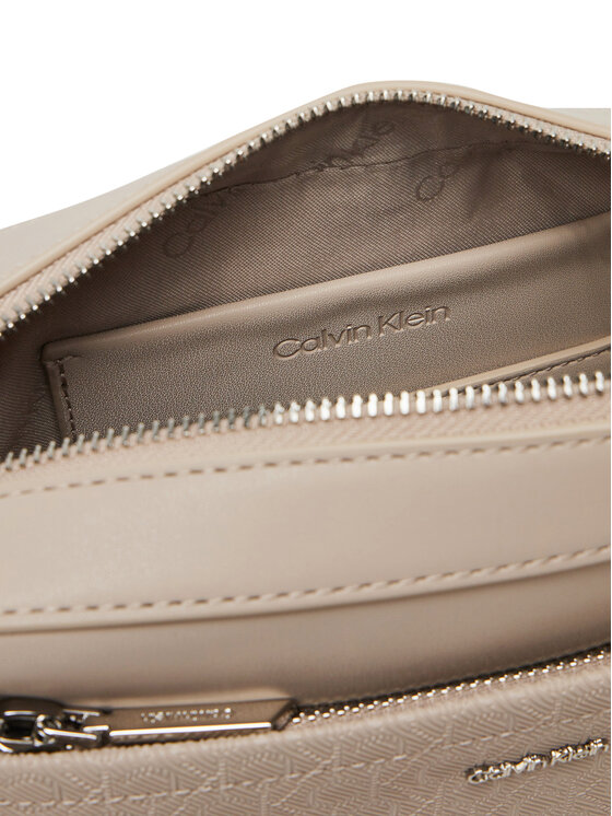 Calvin Klein Calvin Klein Käekott Ck Must Aop Double Straps Camera LV04F3080G Beež