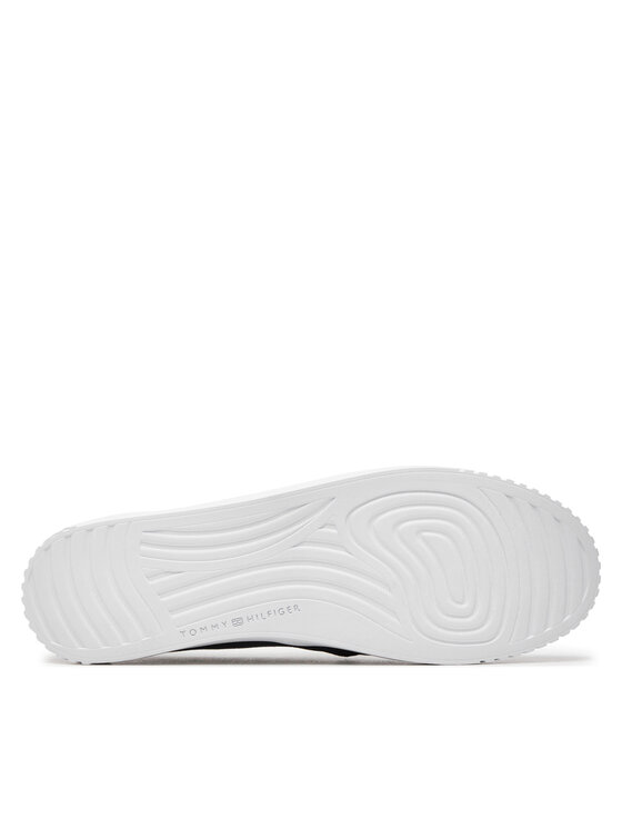 Tommy Hilfiger Tommy Hilfiger Tenisice Canvas Slip-On Sneaker FW0FW07806 Tamnoplava