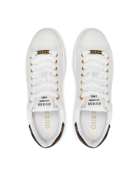 Guess Guess Sneakersy Roki2 FLFRO2 FAL12 Biela
