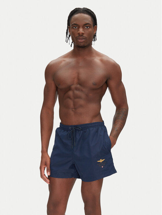 Aeronautica Militare Aeronautica Militare Badeshorts 251BW223CT2967 Dunkelblau Regular Fit