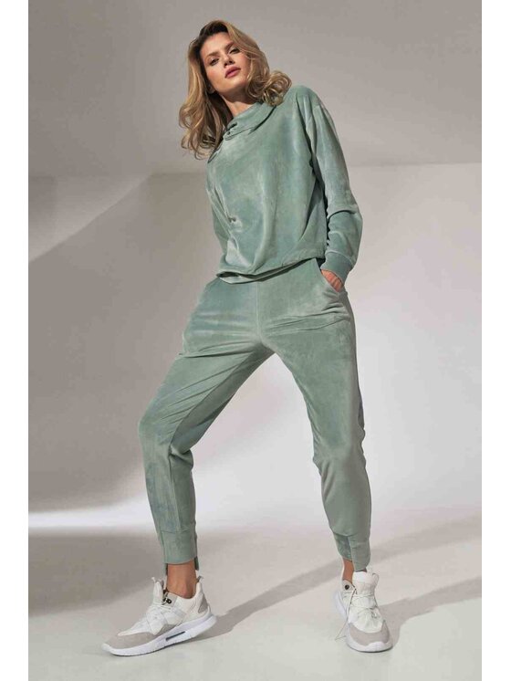 FIGL FIGL Μπλούζα M745 Πράσινο Regular Fit
