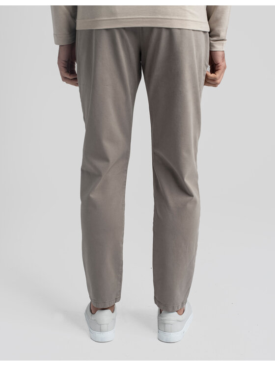 Borgio Borgio Spodnie materiałowe montieri_gi Szary Comfort Fit