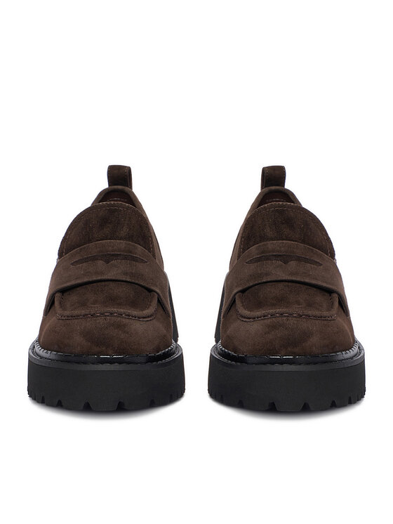 Badura Badura Loafersy EO-ARYA-LT017-1 Hnědá