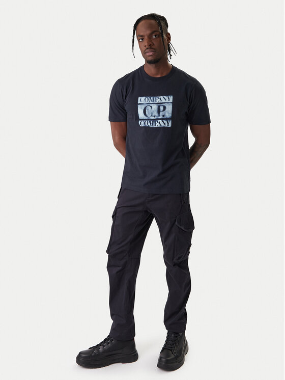 C.P. Company C.P. Company T-Shirt 20CMTS141A110579W Σκούρο μπλε Regular Fit