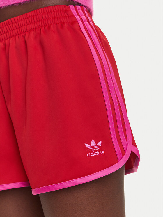 adidas adidas Športové kraťasy adicolor 3-Stripes Sprinter JZ3513 Červená Loose Fit